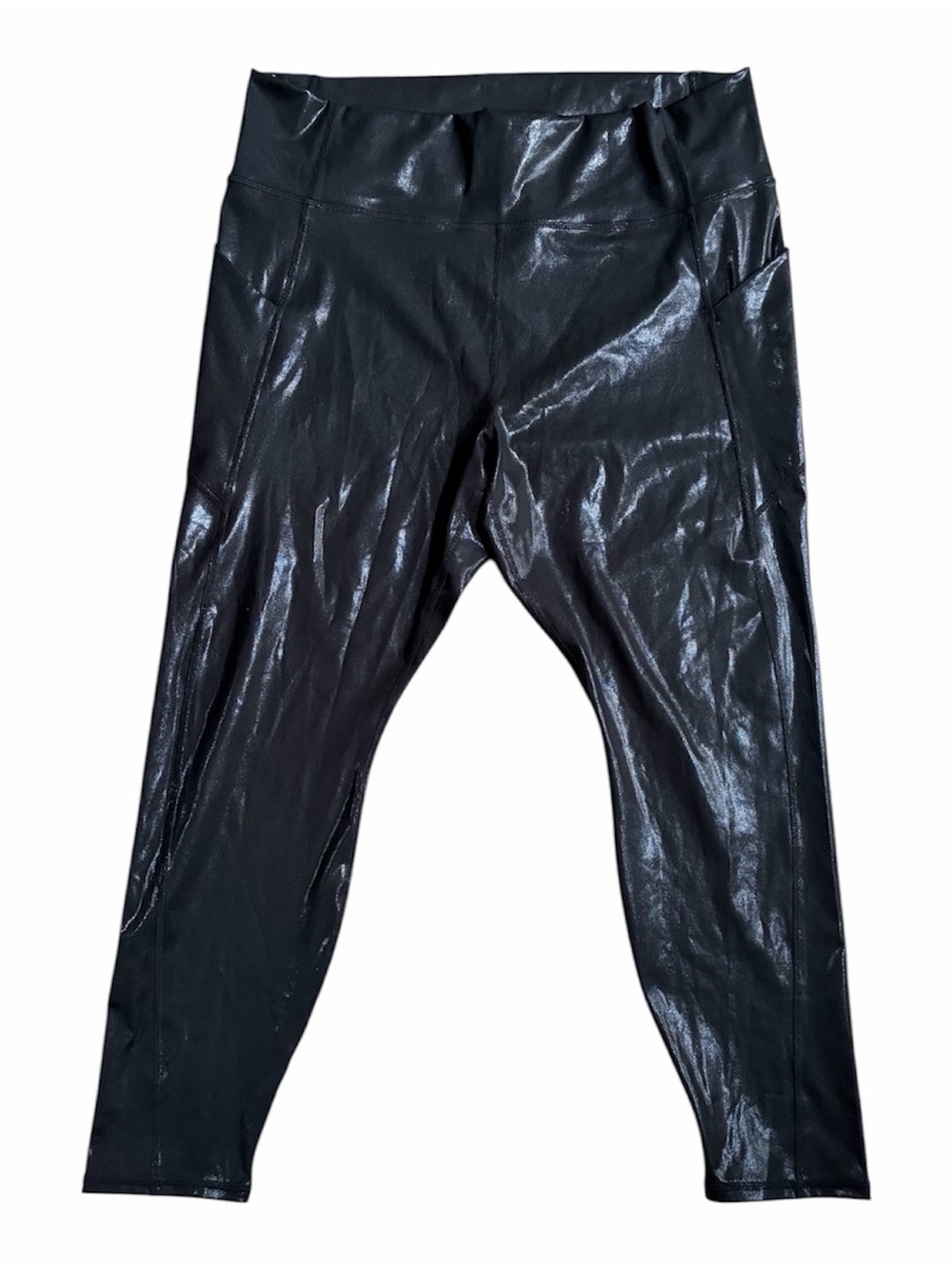 Fabletics Oasis PureLuxe High-Waisted Leggings 3X Glitter Iridescent Shine